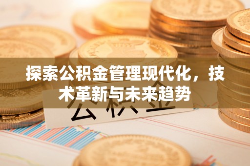 黄梅探索公积金管理现代化，技术革新与未来趋势