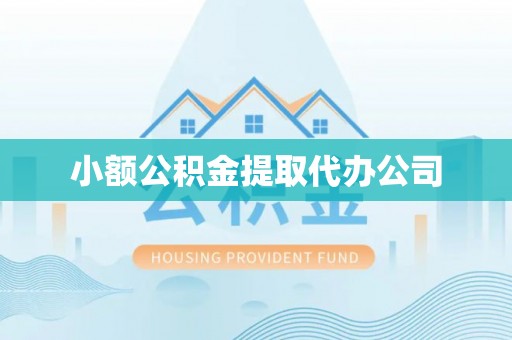 黄梅小额公积金提取代办公司
