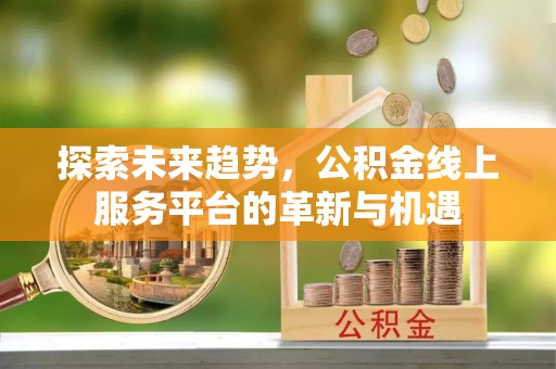 黄梅探索未来趋势，公积金线上服务平台的革新与机遇