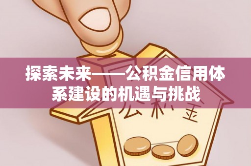 黄梅探索未来——公积金信用体系建设的机遇与挑战