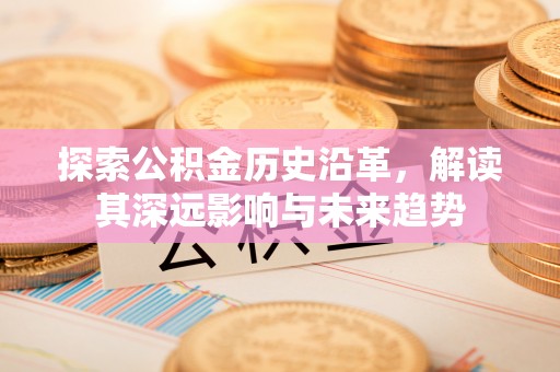 黄梅探索公积金历史沿革，解读其深远影响与未来趋势