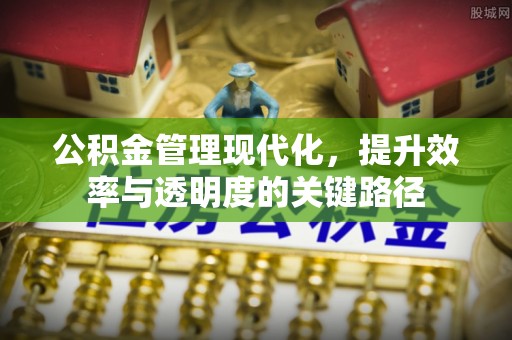 黄梅公积金管理现代化，提升效率与透明度的关键路径